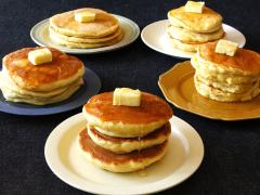 【徹底比較】パンケーキがふんわり分厚くなる「ちょい足し」食材はどれだ!?レシピ5種類で