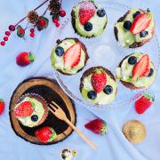 抹茶×ホワイトチョコレートの「クリスマスマフィン」が美味しそう【柏原歩のトレンドレシ