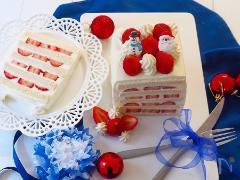 彼に作ってあげたい♡カップルサイズのミニクリスマスケーキ