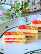 甘い物が苦手な人でも食べられます♡「サンドイッチケーキ」のレシピ