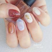 どんな色もふわっと優しげに♡冬のタイダイネイルの作り方＆デザイン