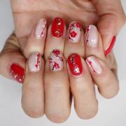 繊細アートで晴れ着との相性も抜群！ あでやか和柄ネイル【ギ☆のセルフネイル手本帖】