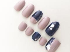 モードなコーデに合わせたい！シェル×バイカラー【365日ネイル】 |