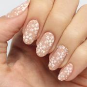 冬らしく清楚な指先に♡「雪の結晶」ネイルのつくり方