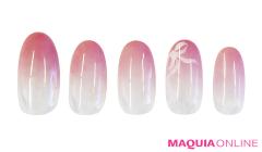 風に揺れる、上品な「大人リボン」で、好感度No.1の愛されネイル | lMAQUIA