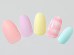 お花見ネイルは春モード全開で！こなれグラデなマットパステル【365日ネイル】 |