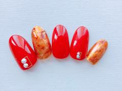 べっ甲ネイル12選｜赤・ピンク・フレンチ・ボルドーなどべっ甲ネイルのやり方まとめ |