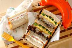 華やかな断面にワクワク！ 「春の卵サンド＆イチゴサンド」