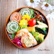 断面が美しい！「＃野菜くるくる豚肉ロール」が人気です♡