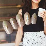 品良くクラスアップ♡シンプルに華やぐ大人のパールネイルデザイン
