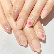 今年の春はキュートに♡カラフル可愛いチューリップネイル特集