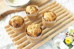 週末の朝ごはんに♪ホットケーキミックスで作る簡単バナナマフィン