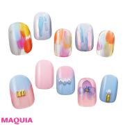 甘い指先に！ 大人ユニコーンカラーでつくるアクセサリー風ネイル | lMAQUIA