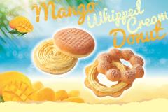 ミスド、ポン・デ・リングにマンゴーホイップをIN！甘酸っぱい夏ドーナツ登場