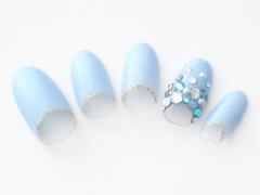 セルフネイルストーン15選｜どの配置がおしゃれ？自分でできるストーンネイルデザインまと