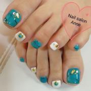 夏映えを狙うならやっぱりコレ♡大人可愛いターコイズネイル特集 -