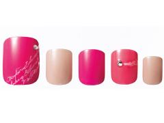 女っぽく夏映えする！ピンクフットネイル【12選】│大人ピンク・シンプルピンク・パステル