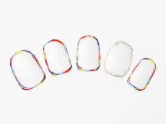 【365日ネイル】カラフルなのに涼やか♪クリア感を生かした涼感度No.1ネイル |