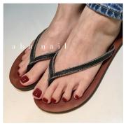 フットネイルはやっぱり「赤」♡旬な赤色ネイルカタログ -