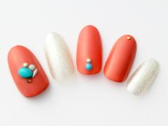 【365日ネイル】金曜の夜はビアガーデンへ！夏の夜を満喫するオリエンタルネイル |