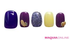 華やかさとやさしさが奏で合う、色で魅せる「ウルトラバイオレット」ネイル | マキアオン