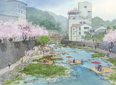 「星野リゾート 界 長門」2020年開業へ、露天風呂付客室や川床テラスも整備