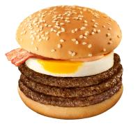 マクドナルド、ビーフパティ3倍増の月見バーガー「月光バーガー」が誕生