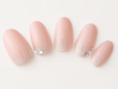 ラメグラデーションネイル【12選】｜ピンクや白のシンプルなおすすめラメグラデーションネ