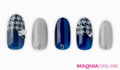 大人っぽさとレディライクな魅力が凝縮、洗練された「千鳥格子」ネイル | マキアオンライ