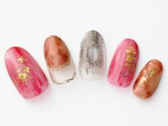 秋ネイル39選｜2018年秋のトレンドセルフネイル♪シンプルなものからボルドー＆ピンクを使