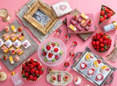 累計10万人来場のスイーツビュッフェ「ホテルでいちご狩り」2019年は初のブランドコラボ