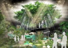 沖縄「DMMかりゆし水族館」190種5000点の動植物展示　内装イメージ一部公開