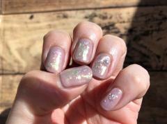 オフィス～ニュアンスまで自由自在♡「くすみピンクネイル」が使えます -