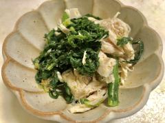 ダイエット中のご飯に最適♡洗い物も少ない！簡単「ささみと春菊のごま和え」 - ビューテ