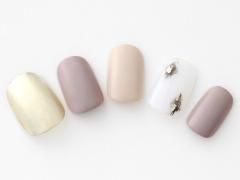 【365日ネイル】お正月の準備開始！こなれカラーでシンプルおしゃれネイルを |