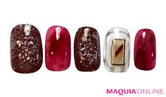 ほろ苦くて甘酸っぱい、宝石のようにラグジュアリーな「ショコラ」ネイル |