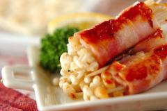 お弁当のおかずにぴったり！ 簡単「エノキのベーコン巻き」 - ビューティーガール