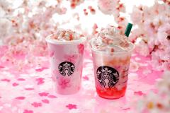 スタバ、さくら色フラペの春が来た！咲き誇る満開の桜を表現 - ビューティーガール