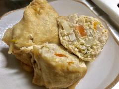 おうちにあるもので簡単に作れちゃう！？低カロリーな鶏ひき肉の油揚げ包み♡ - ビューテ