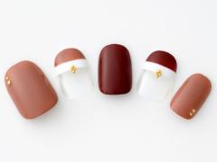 【365日ネイル】まろやか×ストレートラインで“おりこう顔”のＷフレンチネイルに |