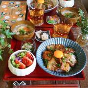 時短・節約・ボリュームの三拍子♡30分で3品完成の「激うま丼定食」 -