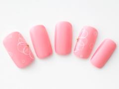 【365日ネイル】一足先にお花見モード♪春を楽しむ桜ピンクネイル |