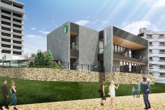 スタバ、沖縄北部にテラス席付きの新店舗　海洋博公園や海を一望