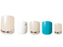 夏映えフットネイル｜真夏の太陽や青い海のような派手系フットネイル・そのほかシンプル