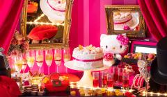 「デザートビュッフェ ～ファッショナブル・ハローキティ～」お洒落なキティをイメージし
