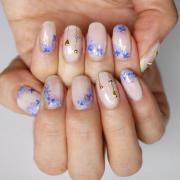 梅雨シーズンを爽やかに！ 清楚で可憐な紫陽花ネイル【ギ☆のセルフネイル手本帖】 |