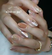 指先もおしゃれに！ベージュ・カーキ・ブラウンの夏ネイル特集 -