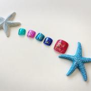 いち早く夏気分♡サンダルによく合う“ポップ＆キュートなフットネイル”特集 -