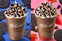 マックカフェ「いちごオレオ チョコフラッペ」新登場、人気フラッペも復活 - ビューティー
