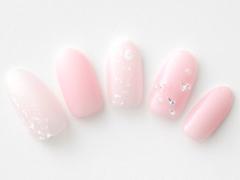 【365日ネイル】梅雨空のどんより感を吹き飛ばすピュアなピンク×クリアアート |